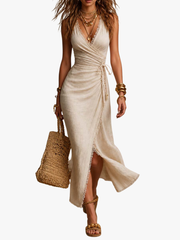 MOREAU LYON | ROBE MIDI EN BORDÉE DE DENTELLE POUR FEMMES
