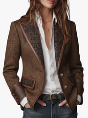 MOREAU LYON | BLAZER STRUCTURÉ ARTISTIQUE POUR FEMMES