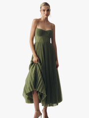 MOREAU LYON | ROBE MIDI À CORSET STRUCTURÉE POUR FEMMES