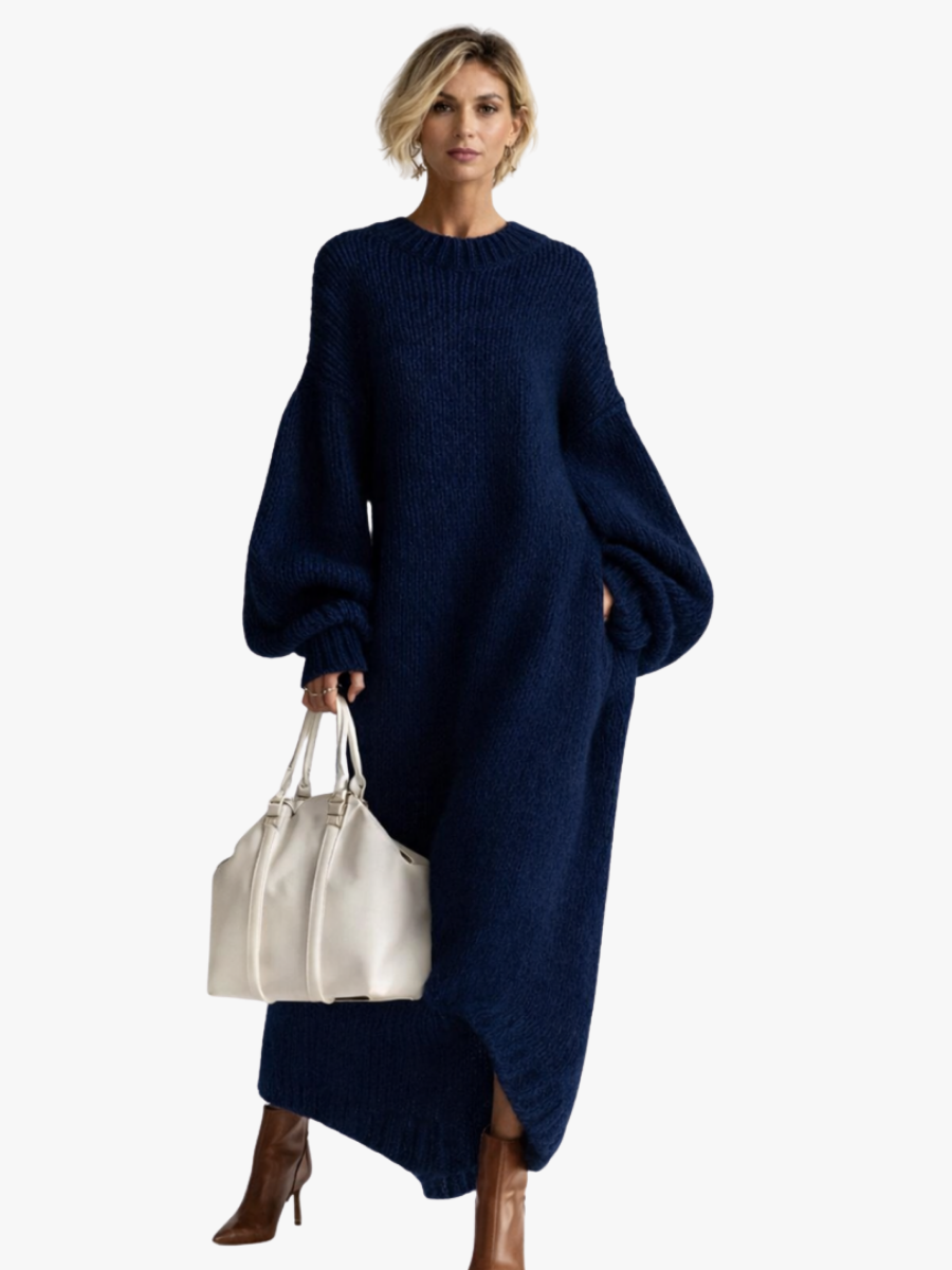 MOREAU LYON | ROBE MAXI TEXTURÉE OVERSIZED POUR FEMMES