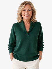 MOREAU LYON | PULL V-COL DÉTENDUE POUR FEMMES
