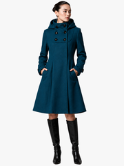 MOREAU LYON | MANTEAU STRUCTURÉ À CAPUCHE POUR FEMMES