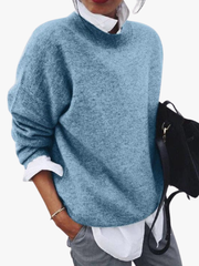 MOREAU LYON | PULL CLASSIQUE À MANCHES LONGUES POUR FEMMES