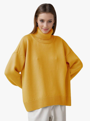 MOREAU LYON | PULL COL ROULÉ INTEMPOREL POUR FEMMES
