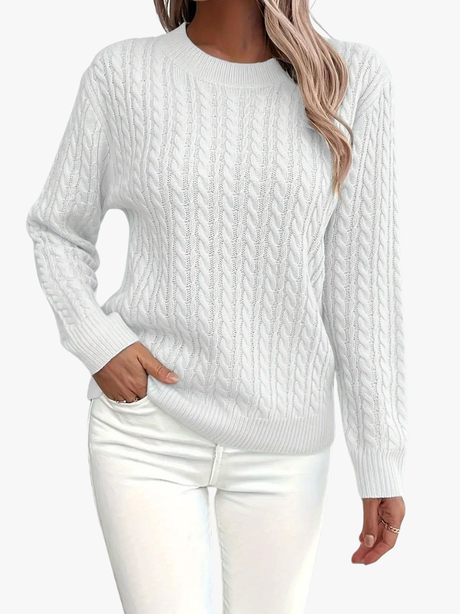 MOREAU LYON | SWEAT À COL ROND COZY POUR FEMMES