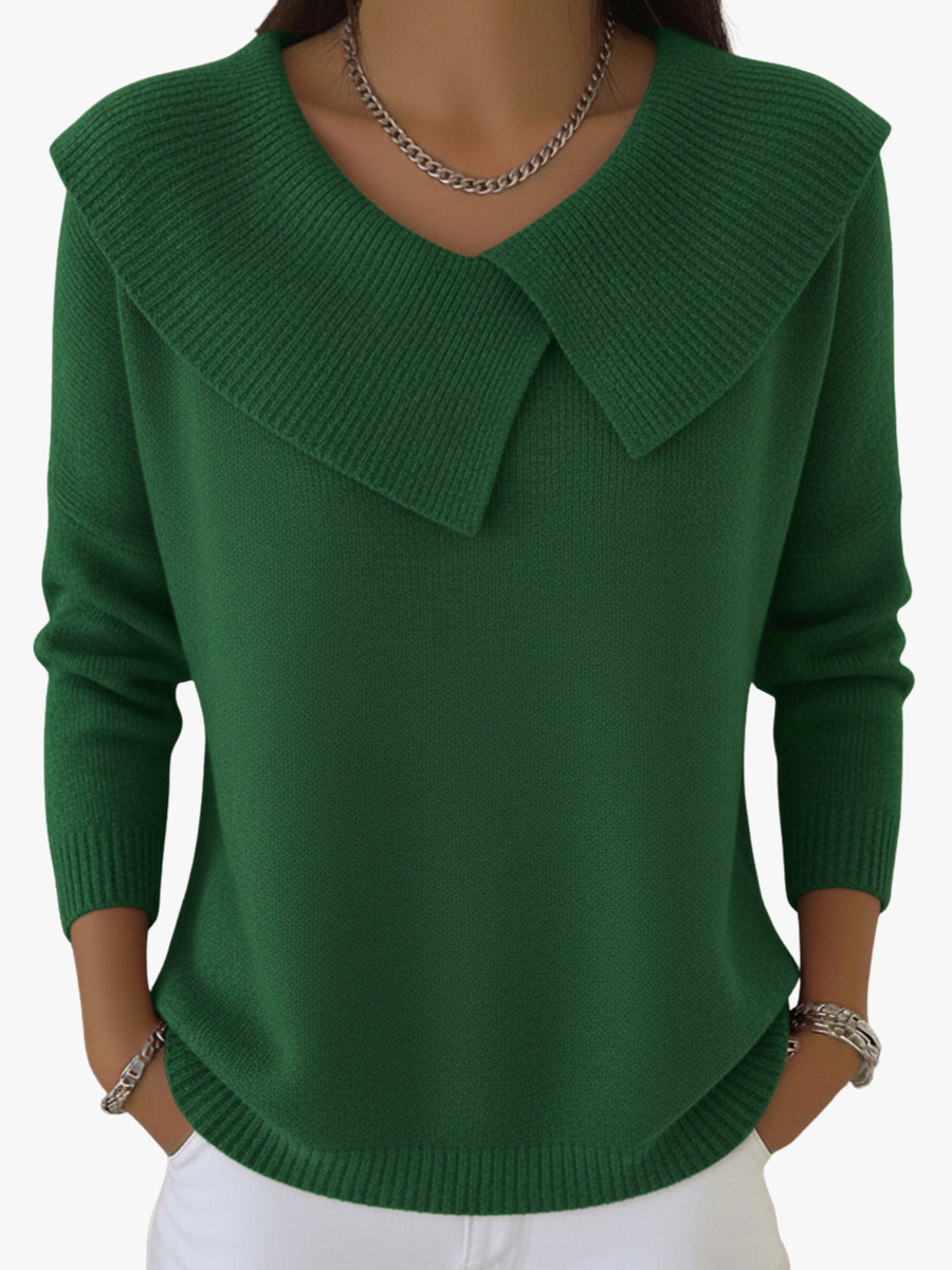 MOREAU LYON | PULL COL CLASSIQUE POUR FEMME