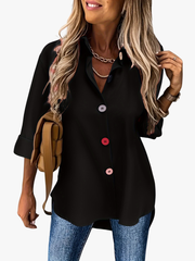 MOREAU LYON | CHIC BLOUSE À BOUTONS POUR FEMMES