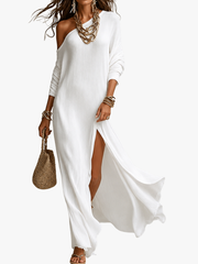 MOREAU LYON | ROBE UNE ÉPAULE POUR FEMME