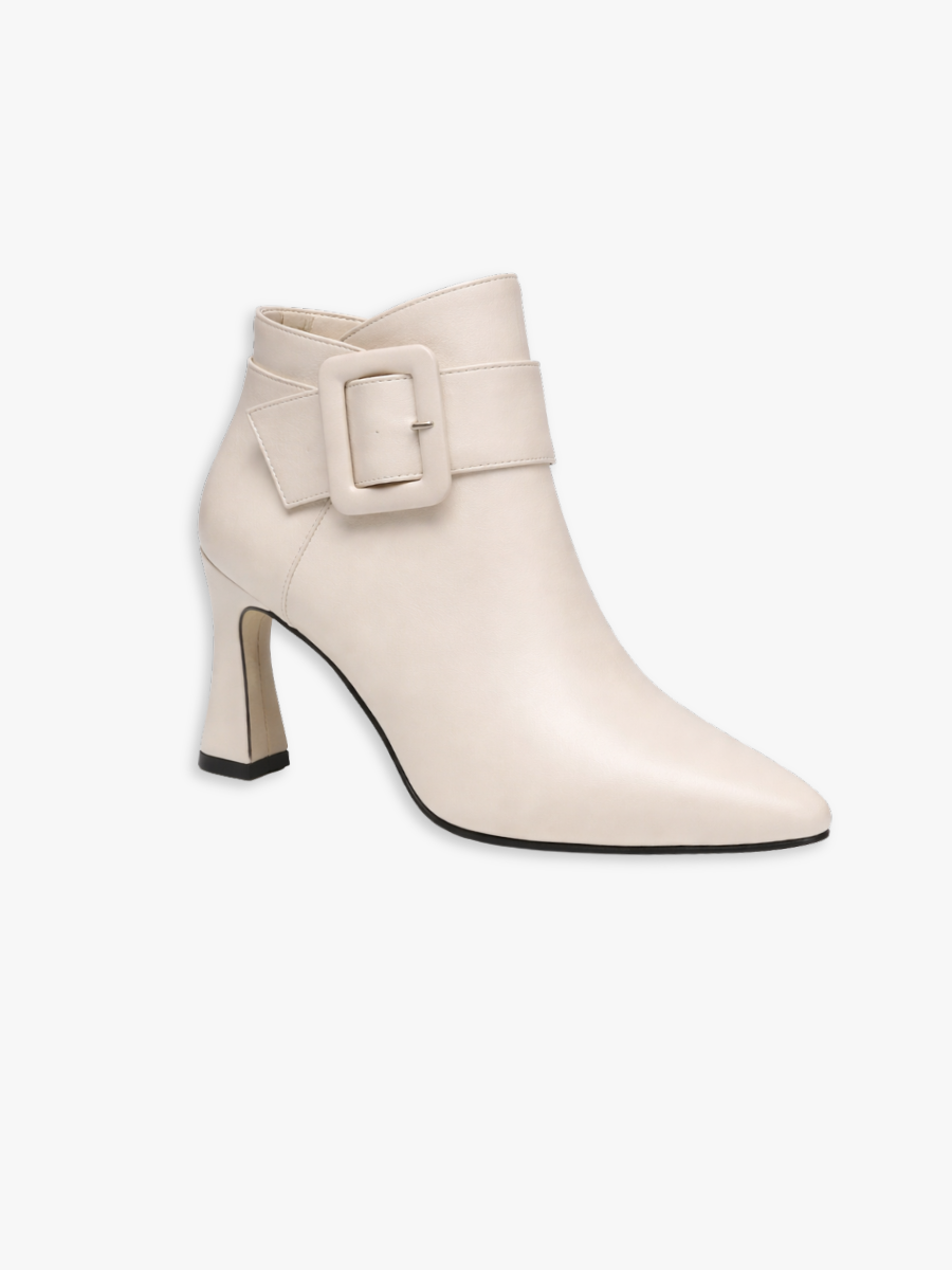 MOREAU LYON | BOTTINES À TALON ET BOUCLE POUR FEMMES