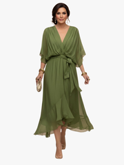 MOREAU LYON | ROBE FLUIDE EN CHIFFON POUR FEMMES