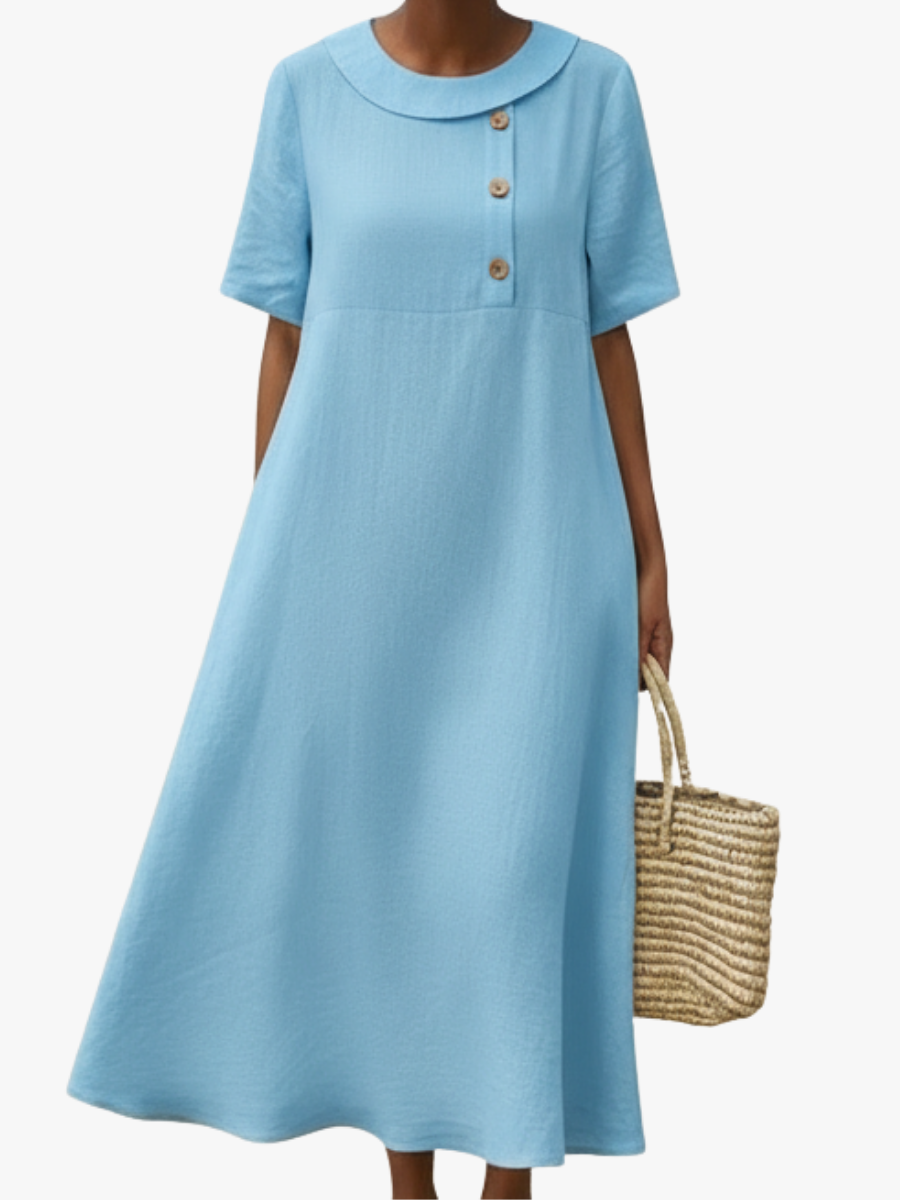 MOREAU LYON | ROBE BOUTONNÉE QUOTIDIENNE POUR FEMMES