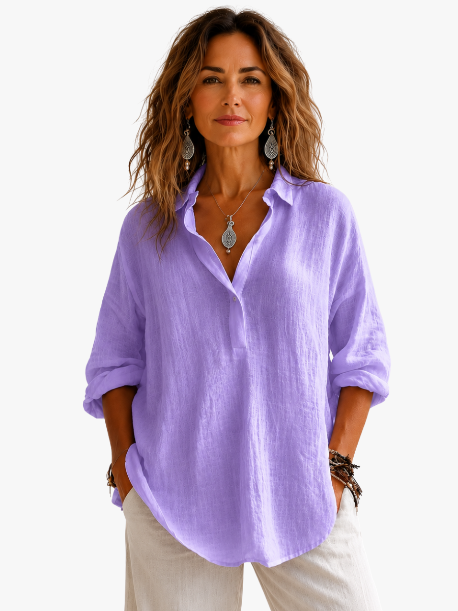 MOREAU LYON | CHEMISE BOUTONNÉE DÉTENDUE POUR FEMMES
