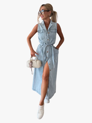 MOREAU LYON | ROBE EN JEAN MODERNE POUR FEMME