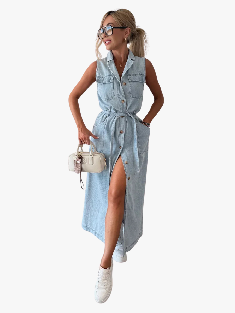 MOREAU LYON | ROBE EN JEAN MODERNE POUR FEMME