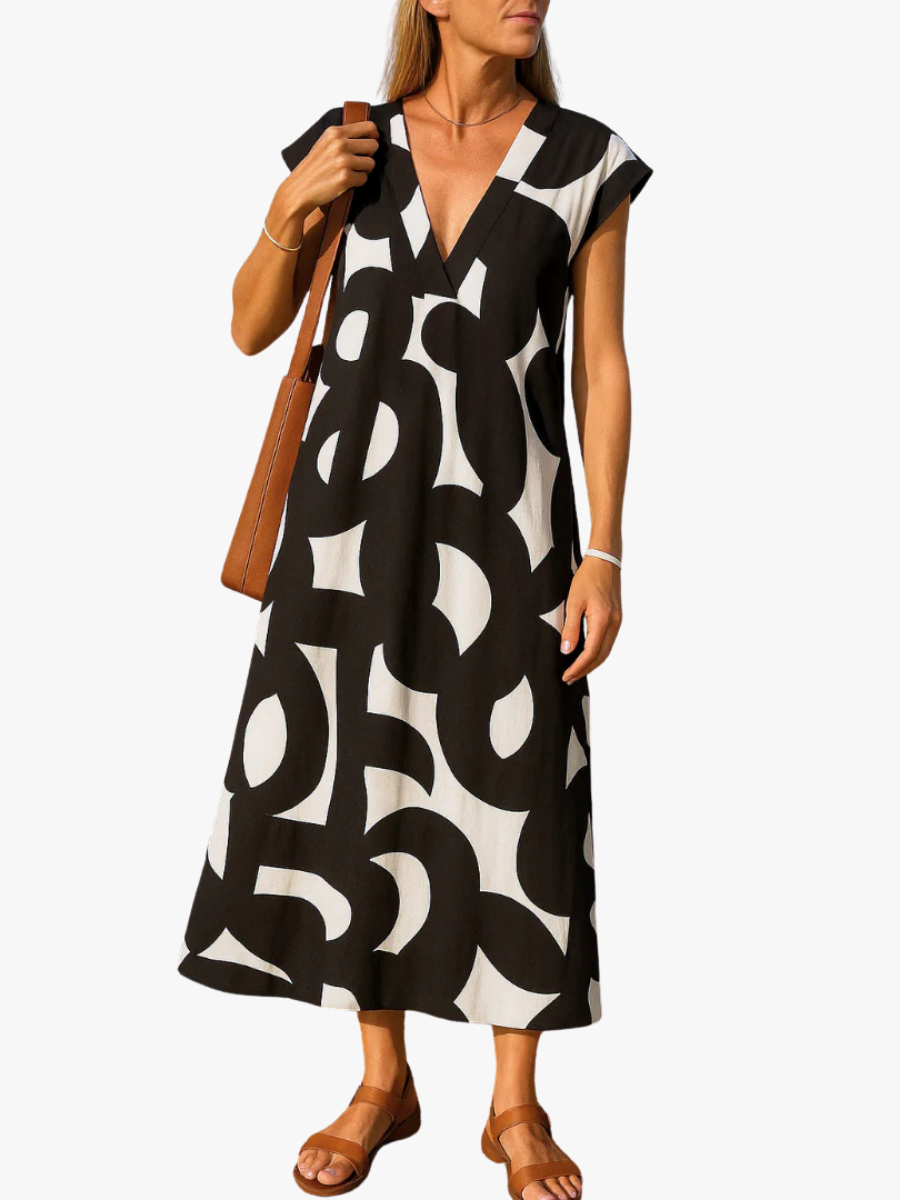 MOREAU LYON | ROBE IMPRIMÉE POUR FEMME