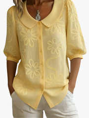 MOREAU LYON | BLOUSE D'ÉTÉ FLEURIE POUR FEMME