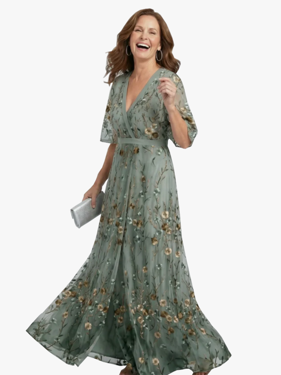 MOREAU LYON | CHIC ROBE FLORALE POUR FEMMES