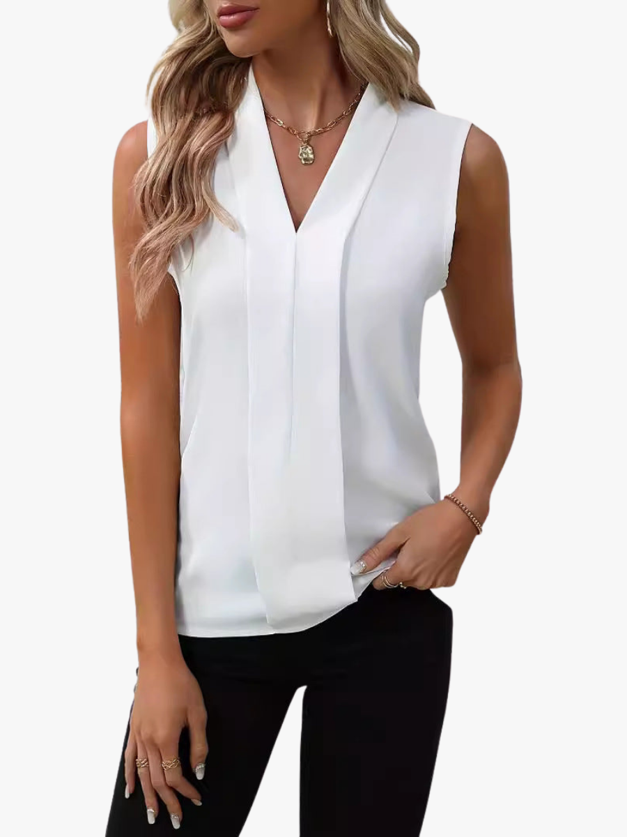 MOREAU LYON | BLOUSE DÉCOLLETÉ EN V DÉTENDUE POUR FEMMES