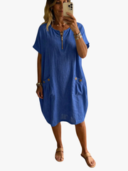 MOREAU LYON | ROBE AVEC FERMETURE ÉCLAIR À L'AVANT POUR FEMMES