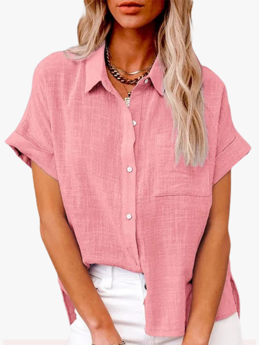 MOREAU LYON | BLOUSE À COL RELAXÉE POUR FEMMES
