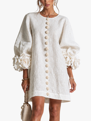 MOREAU LYON | ROBE ÉLÉGANTE À MANCHES POUR FEMMES