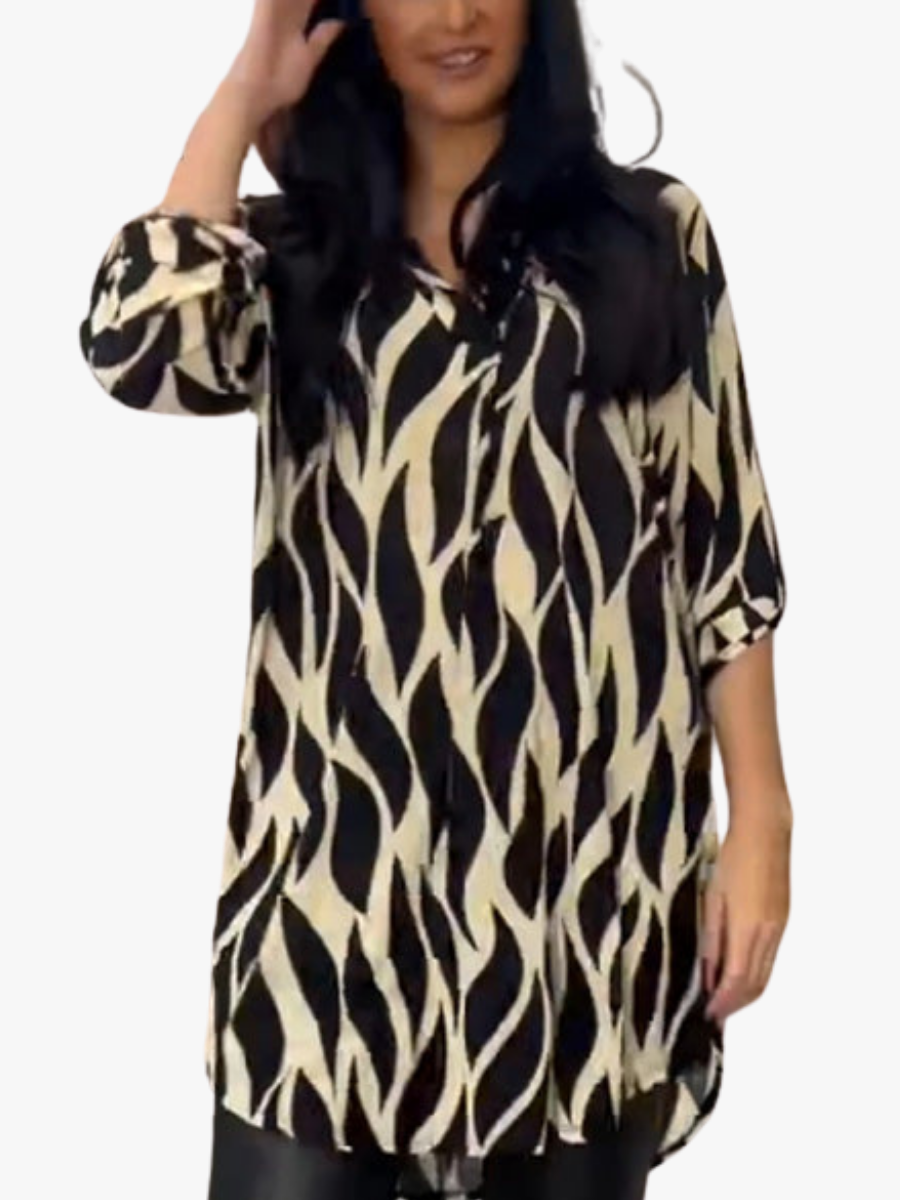 MOREAU LYON | BLOUSE CHIC IMPRIMÉE POUR FEMMES