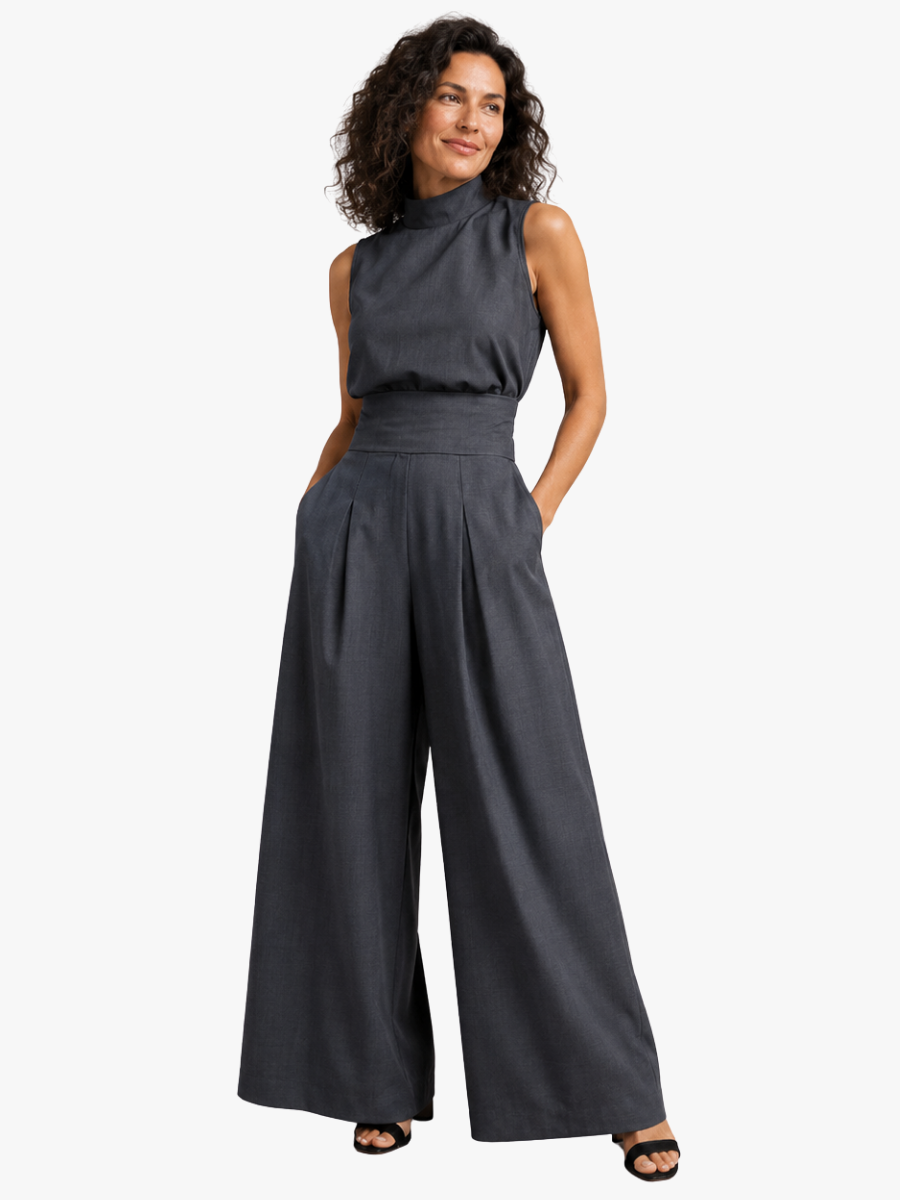 MOREAU LYON | COMBINAISON PANTALON LARGE CLASSIQUE POUR FEMMES
