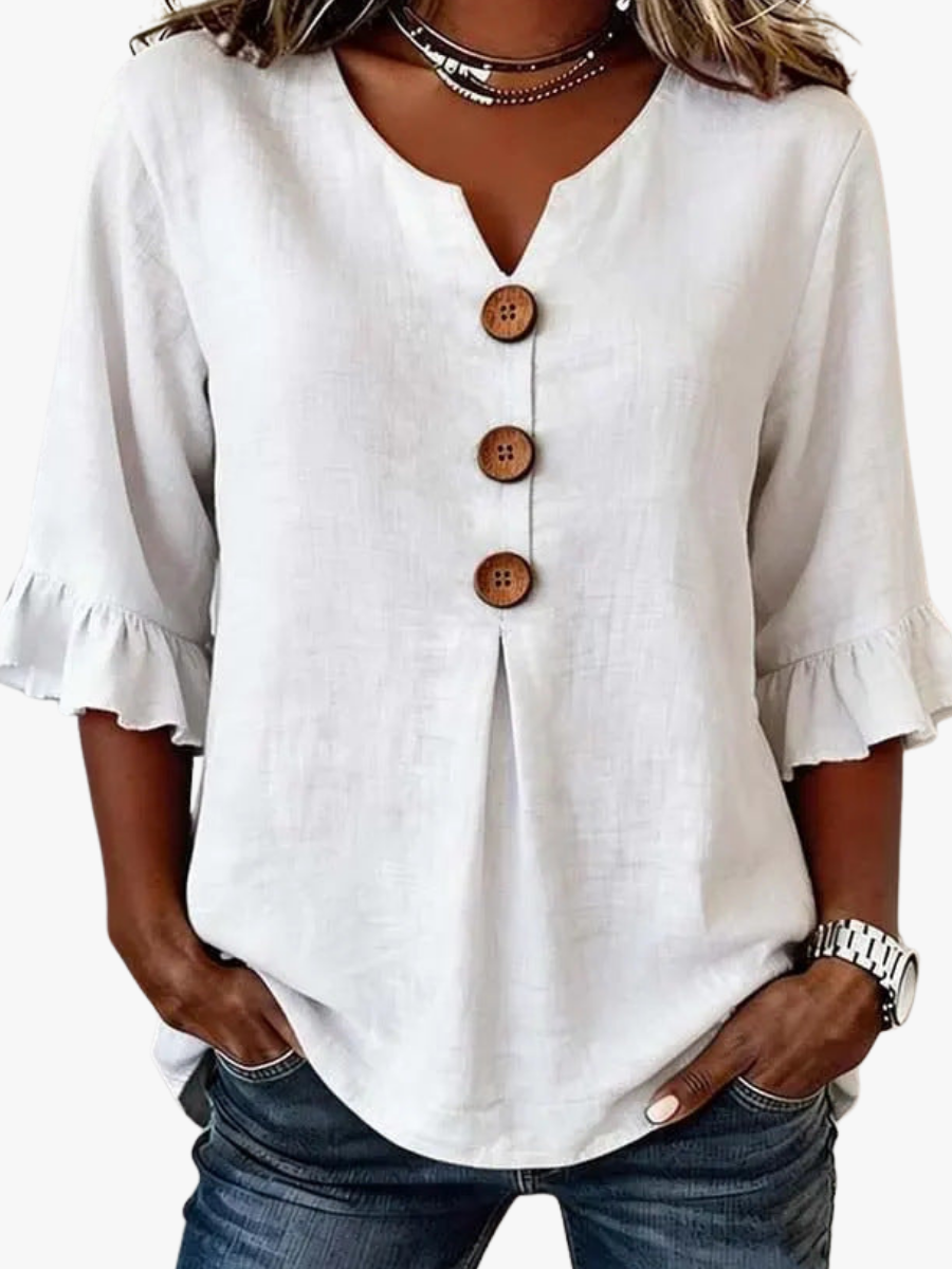 MOREAU LYON | BLOUSE À VOLANTS ROMANTIQUE POUR FEMMES