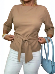 MOREAU LYON | TOP À NOUER À LA TAILLE POUR FEMMES