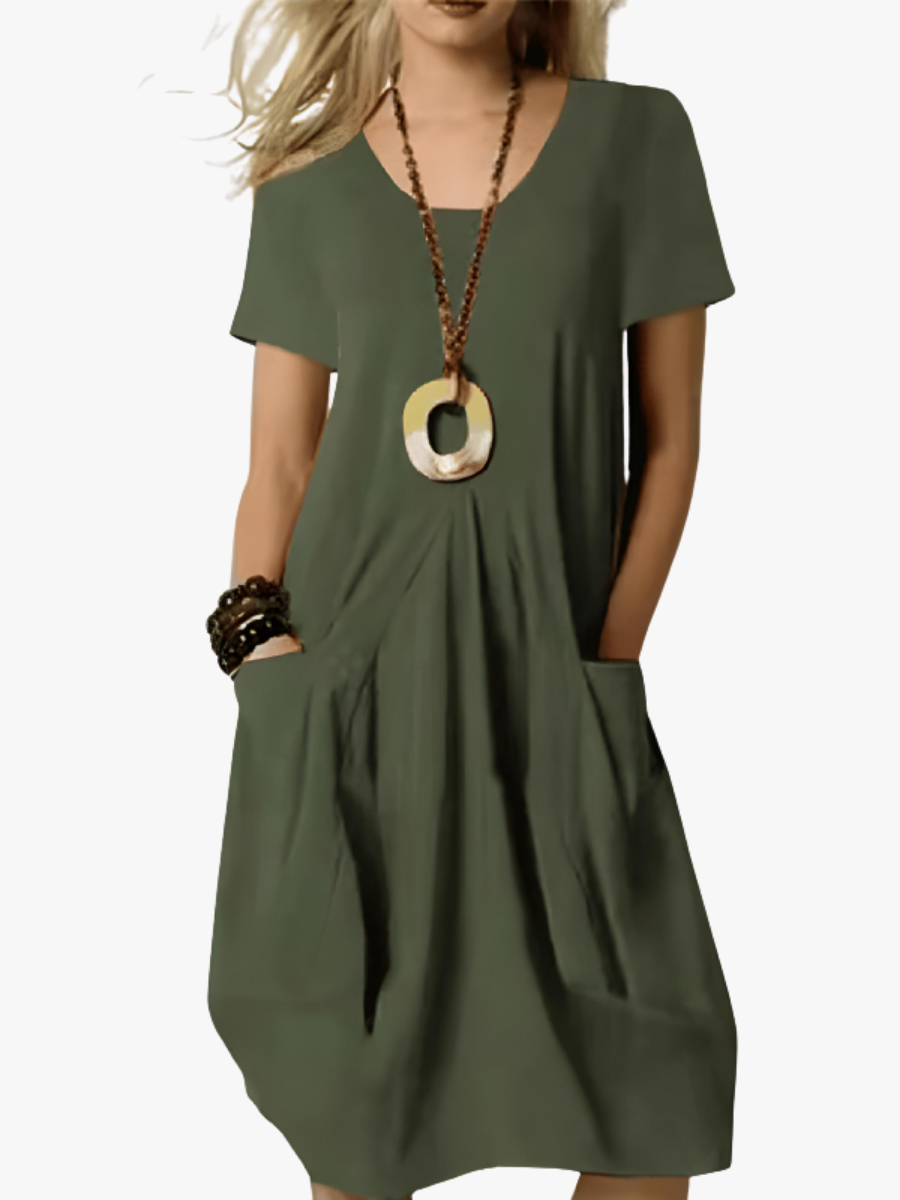 MOREAU LYON | ROBE CHIC MIDI POUR FEMMES