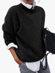 MOREAU LYON | PULL CLASSIQUE À COL ROND POUR FEMMES