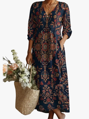 MOREAU LYON | ROBE IMPRIMÉE BOHO POUR FEMME