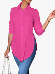 MOREAU LYON | BLOUSE À BOUTONS CHIC ÉLÉGANTE POUR FEMMES