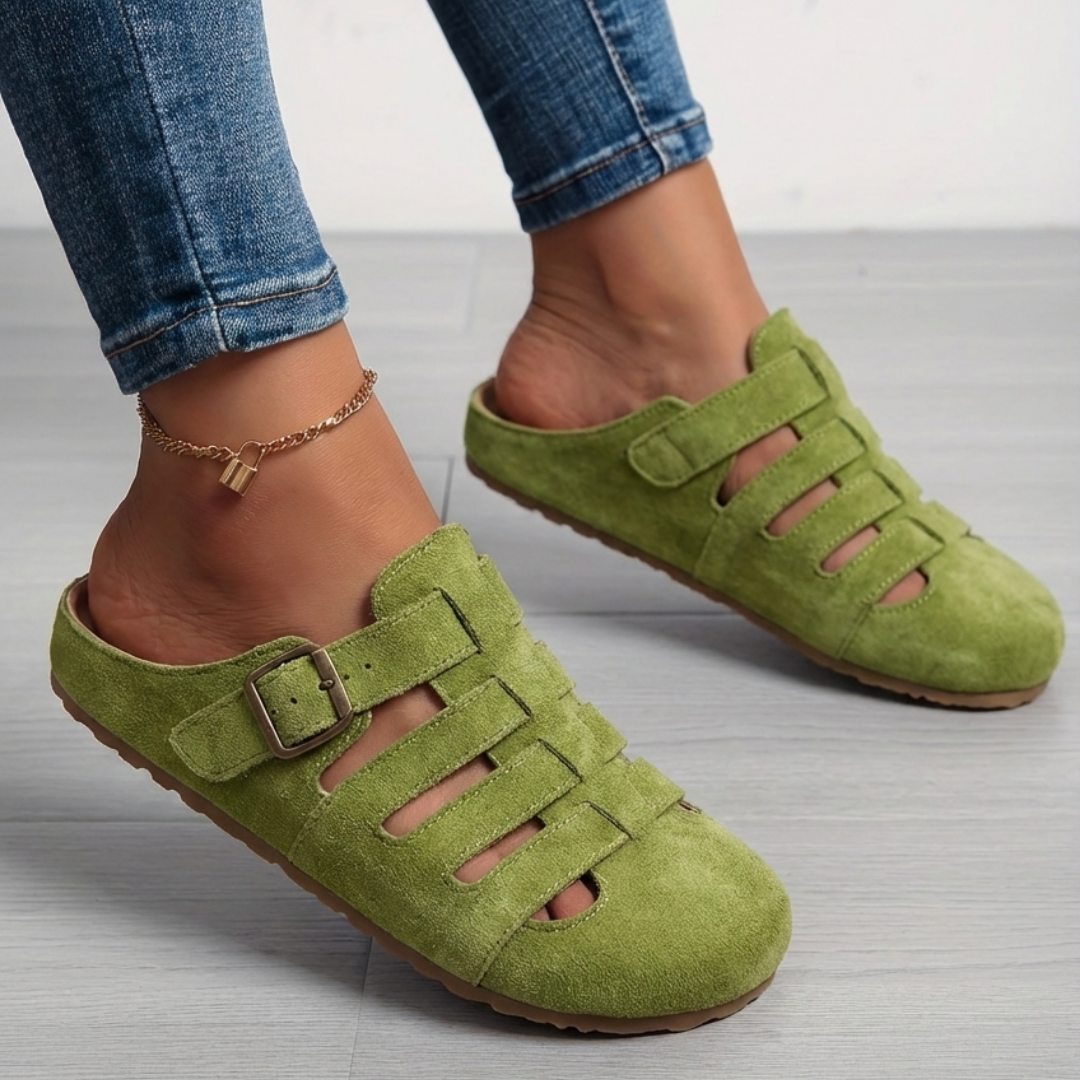 MOREAU LYON | SANDALES MULES AJUSTABLES POUR FEMMES