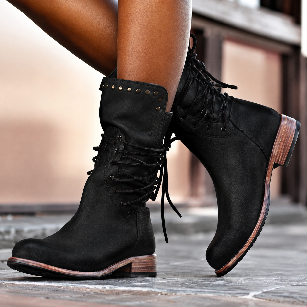 MOREAU LYON | BOTTES RÉTRO EN POLAIRE POUR FEMMES