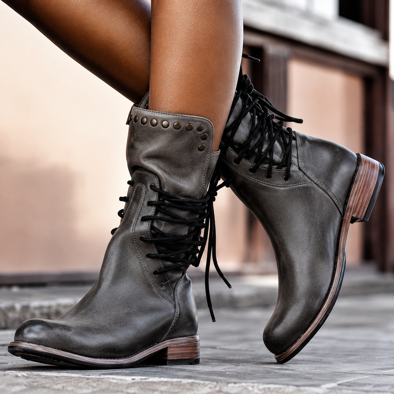 MOREAU LYON | BOTTES RÉTRO EN POLAIRE POUR FEMMES