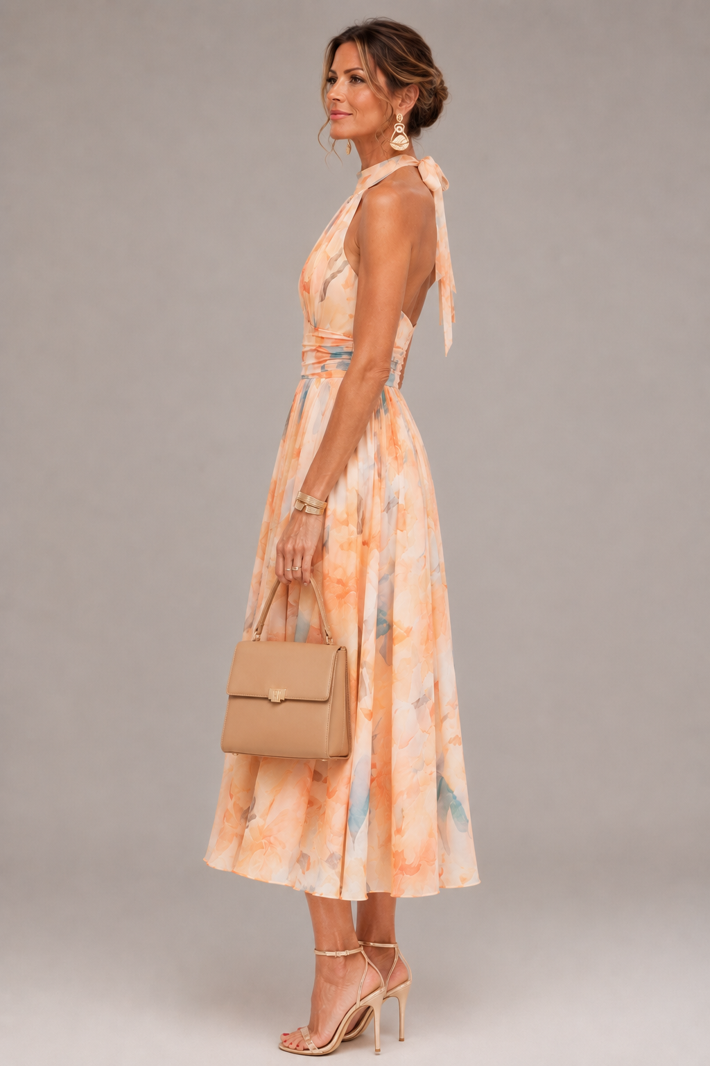 MOREAU LYON | ROBE À COL HALTER POUR FEMMES