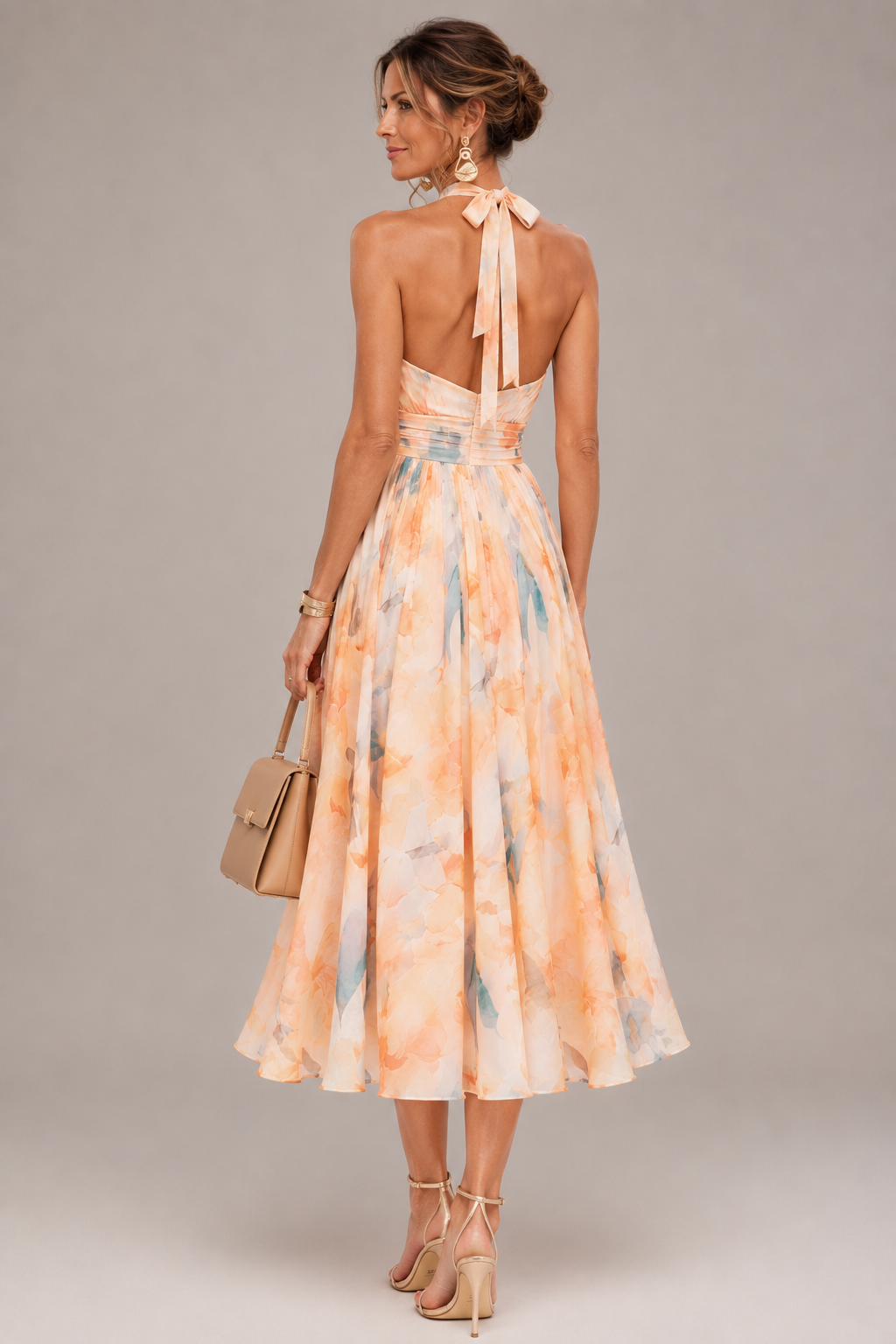 MOREAU LYON | ROBE À COL HALTER POUR FEMMES