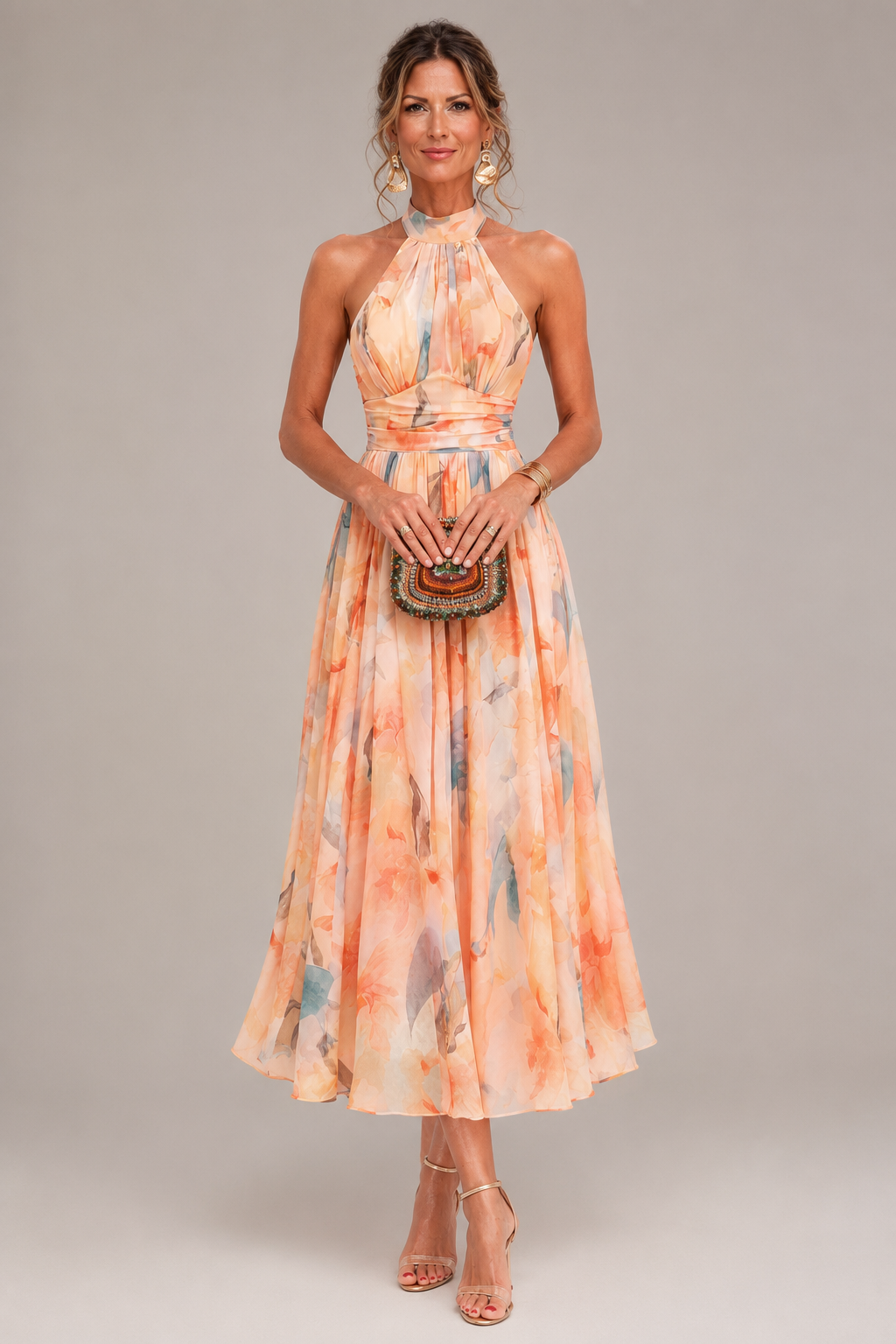 MOREAU LYON | ROBE À COL HALTER POUR FEMMES