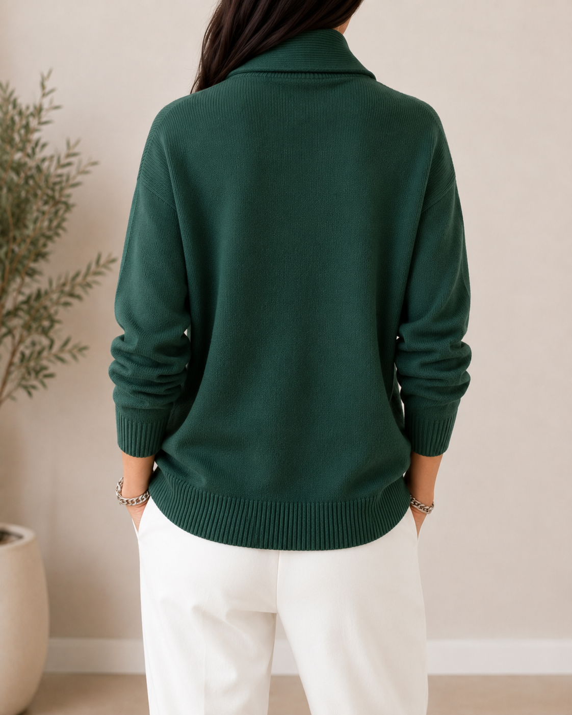 MOREAU LYON | PULL V-COL DÉTENDUE POUR FEMMES