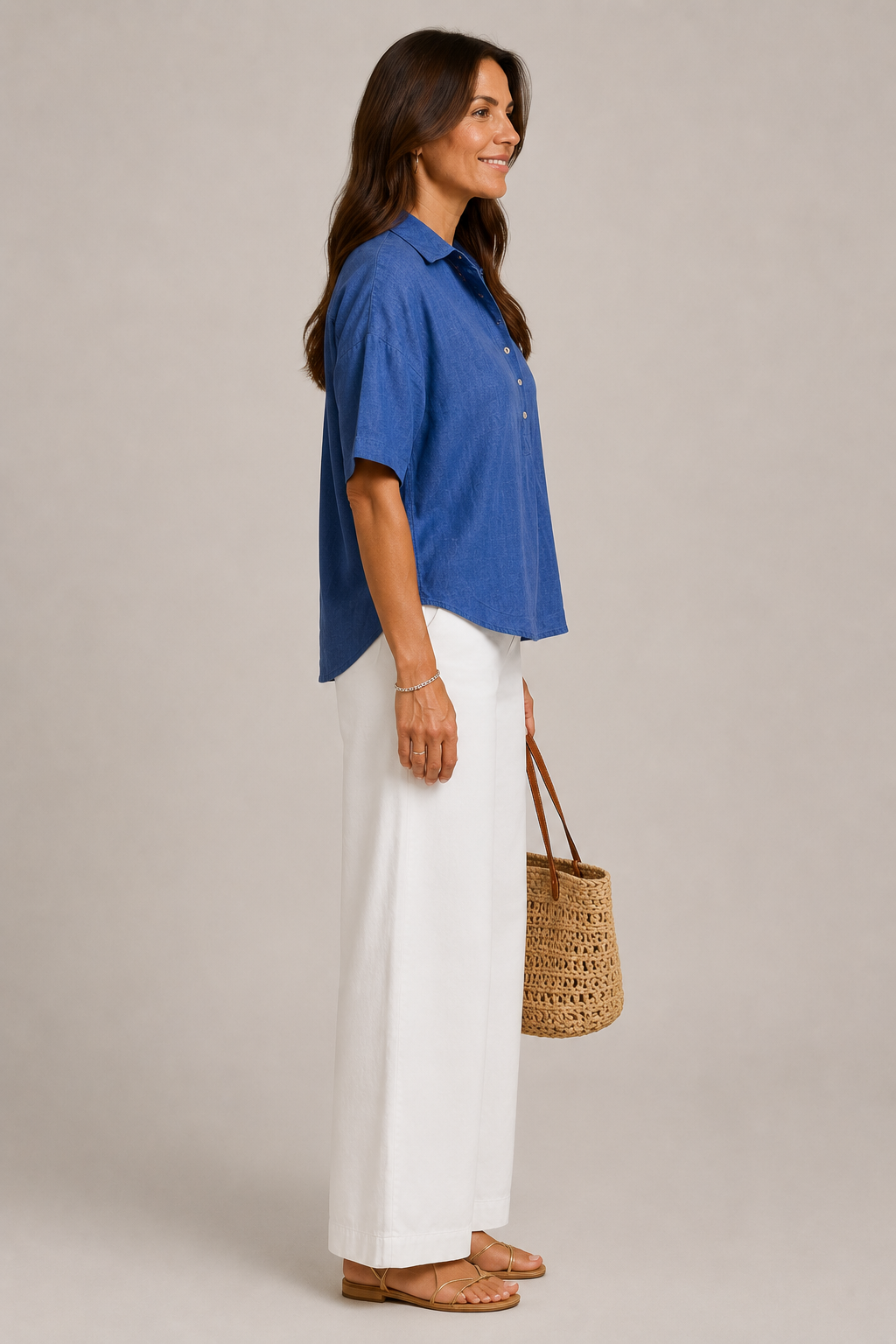MOREAU LYON | CHIC BLOUSE COL V POUR FEMMES