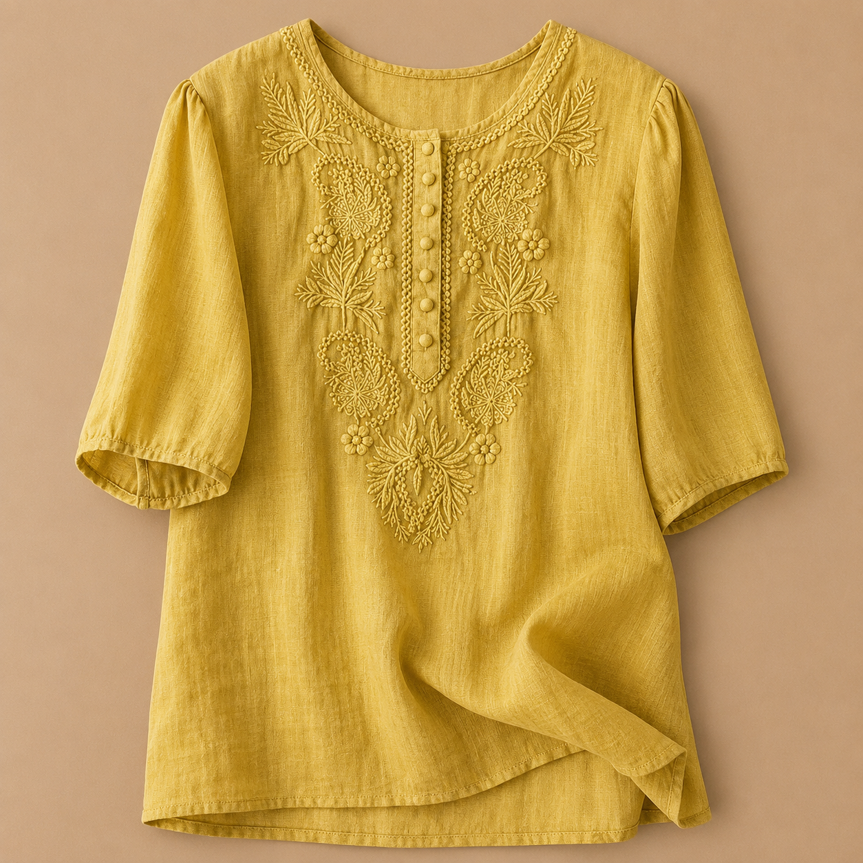 MOREAU LYON | BLOUSE CLASSIQUE BRODÉE POUR FEMMES