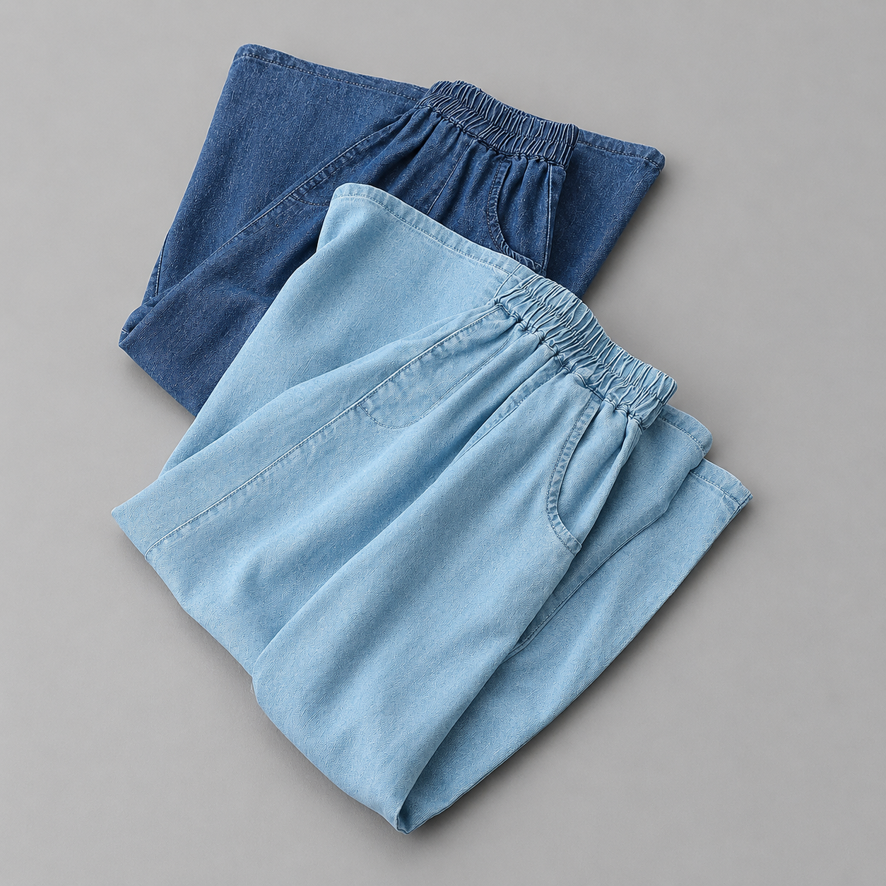 MOREAU LYON | JUPE EN DENIM FLUIDE POUR FEMMES