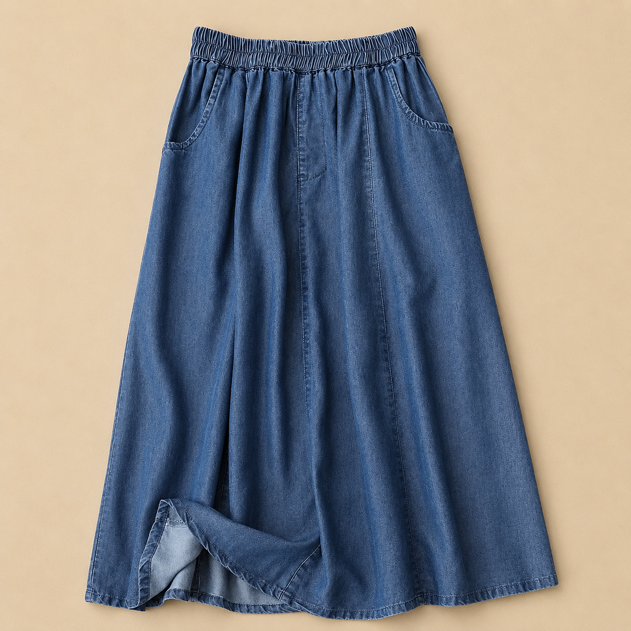 MOREAU LYON | JUPE EN DENIM FLUIDE POUR FEMMES