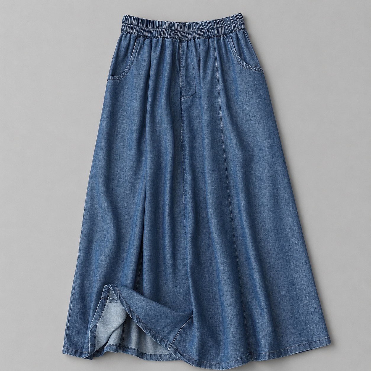 MOREAU LYON | JUPE EN DENIM FLUIDE POUR FEMMES