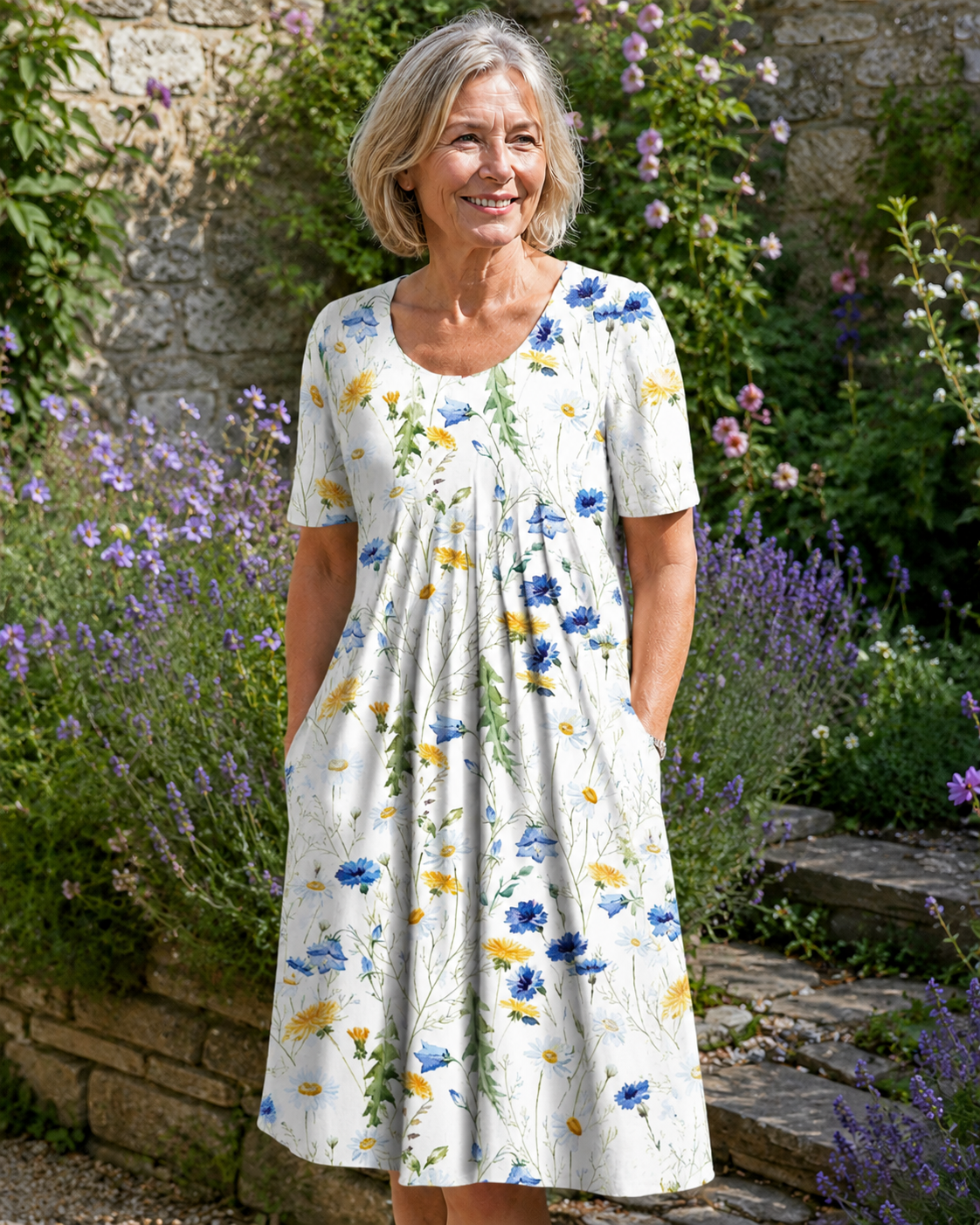 MOREAU LYON | ROBE MIDI ÉTÉ POUR FEMMES