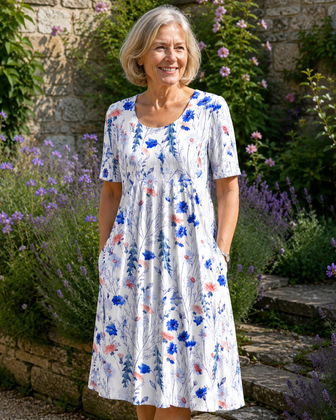 MOREAU LYON | ROBE MIDI ÉTÉ POUR FEMMES