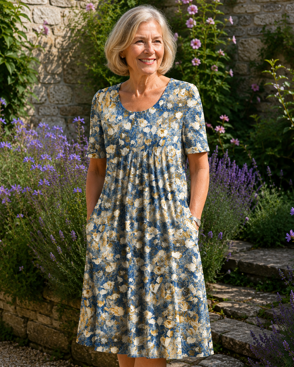 MOREAU LYON | ROBE MIDI ÉTÉ POUR FEMMES