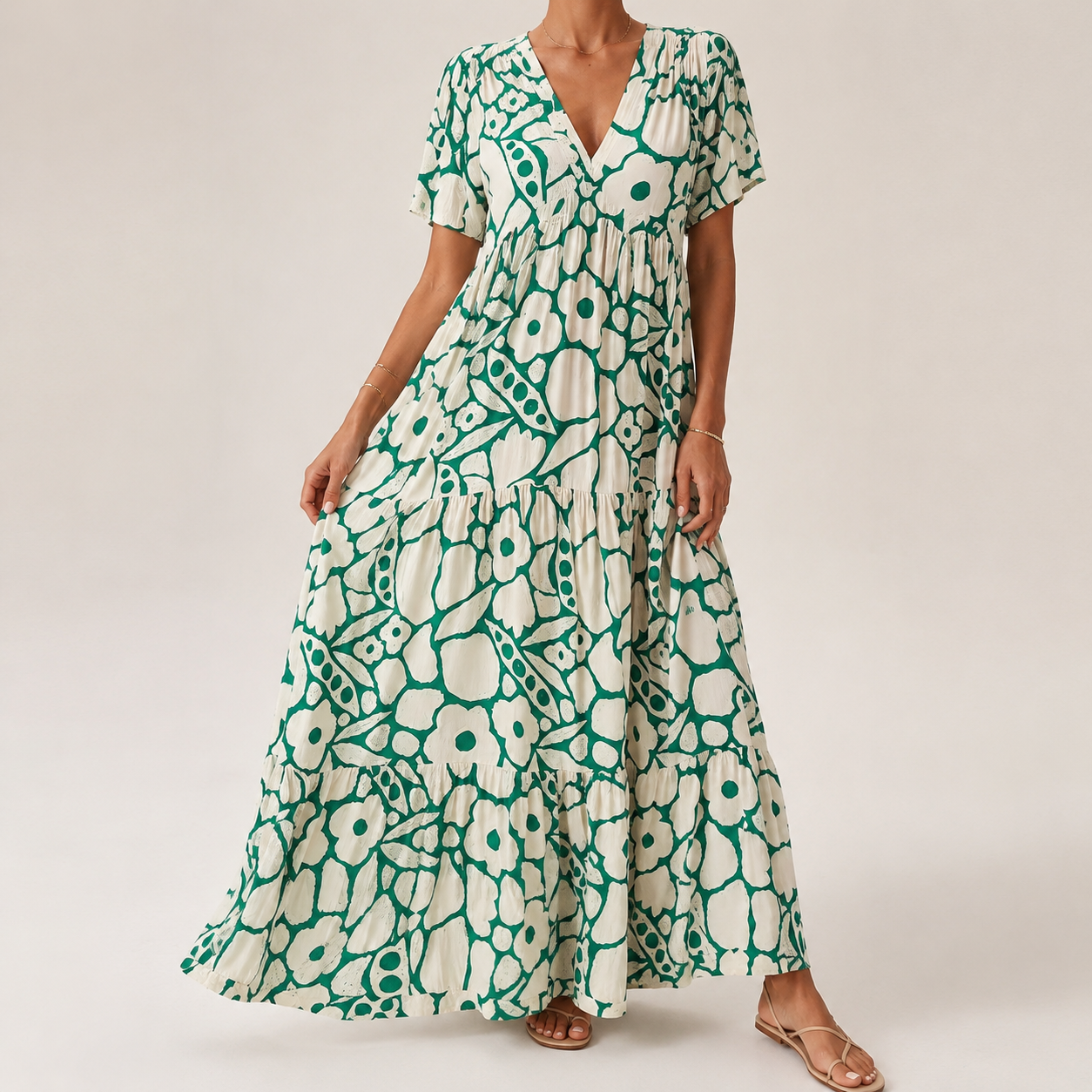 MOREAU LYON | ROBE IMPRIMÉE BOHÉMIENNE POUR FEMMES