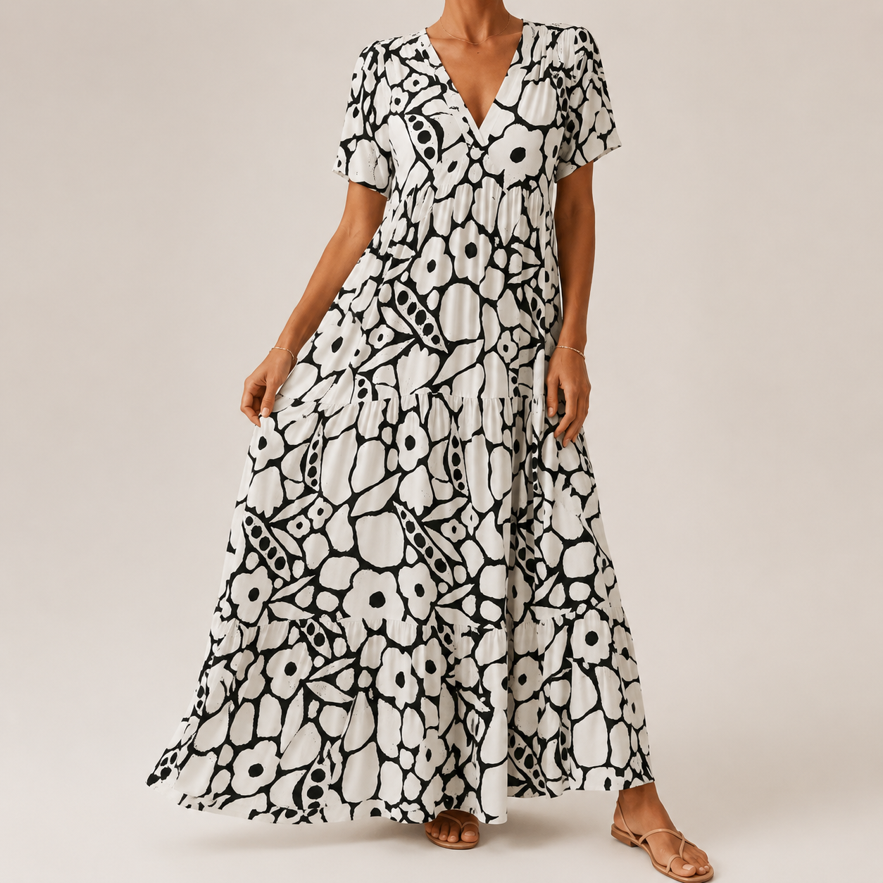 MOREAU LYON | ROBE IMPRIMÉE BOHÉMIENNE POUR FEMMES